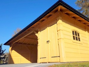 Wiata drewniana 5.5x8.5, rzeźbiona - Iława