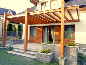 Pergola przyścienna 3x6 Kasinka Mała